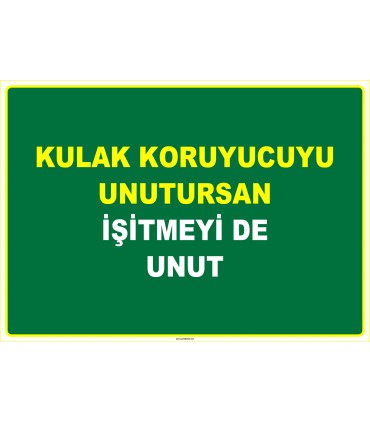 EF1066 - Kulak Koruyucuyu Unutursan, İşitmeyi De Unut