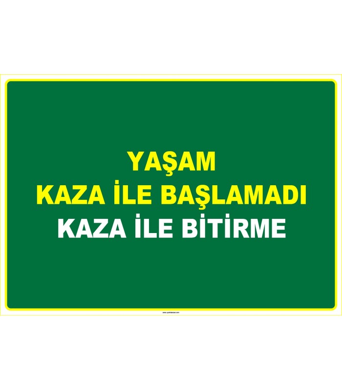 EF1068 - Yaşam Kaza İle Başlamadı, Kaza İle Bitirme