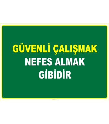 EF1069 - Güvenli Çalışmak, Nefes Almak Gibidir