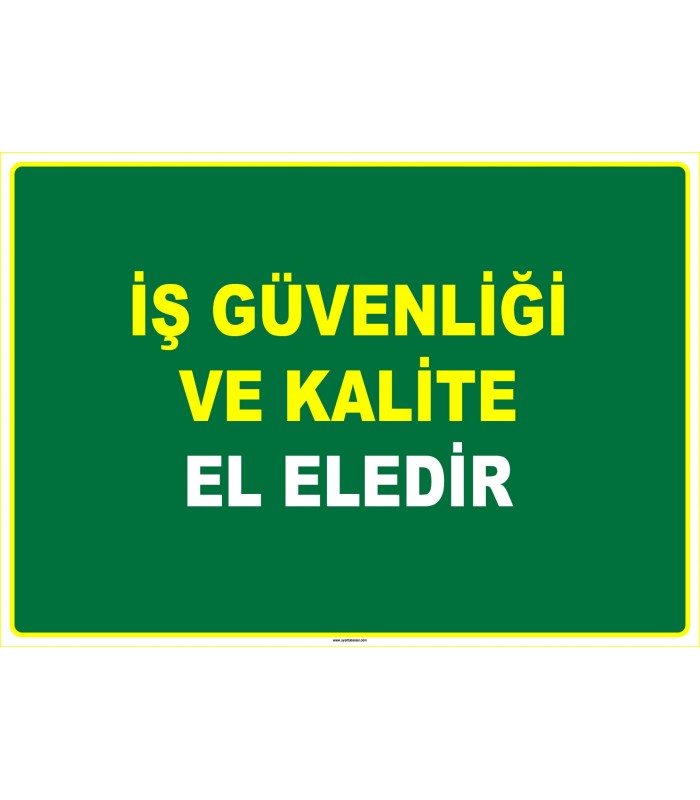EF1079 - İş Güvenliği ve Kalite El Eledir