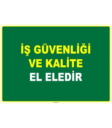 EF1079 - İş Güvenliği ve Kalite El Eledir