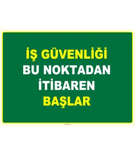 EF1093 - İş Güvenliği Bu Noktadan İtibaren Başlar