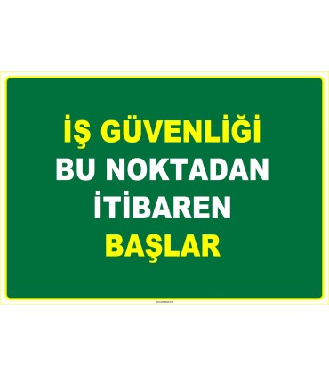 EF1093 - İş Güvenliği Bu Noktadan İtibaren Başlar