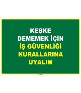 EF1105 - Keşke Dememek İçin İş Güvenliği Kurallarına Uyalım