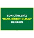 EF1106 - Son Cümleniz "Bana Birşey Olmaz" Olmasın