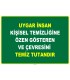 EF1115 - Uygar İnsan Kişisel Temizliğine Özen Gösteren ve Çevresini Temiz Tutandır