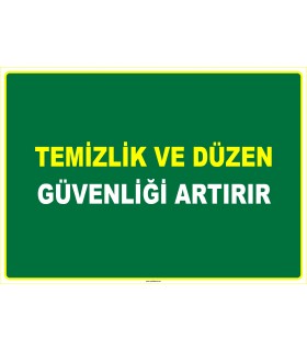 EF1117 - Temizlik ve Düzen Güvenliği Artırır