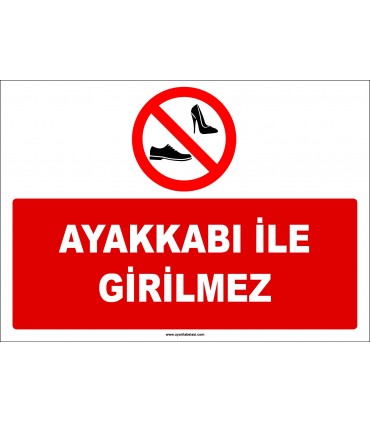 EF1124 - Ayakkabı ile Girilmez