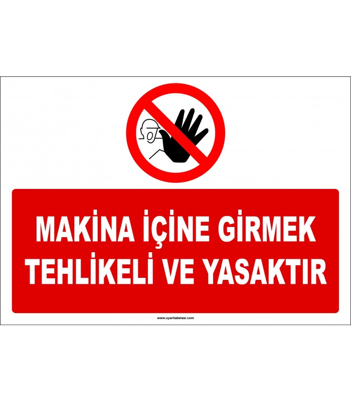 EF1167 - Makina İçine Girmek Tehlikeli ve Yasaktır