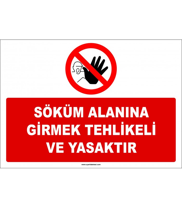 EF1172 - Söküm Sahasına Girmek Tehlikeli ve Yasaktır