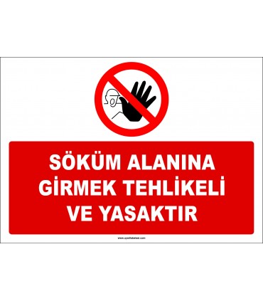 EF1172 - Söküm Sahasına Girmek Tehlikeli ve Yasaktır