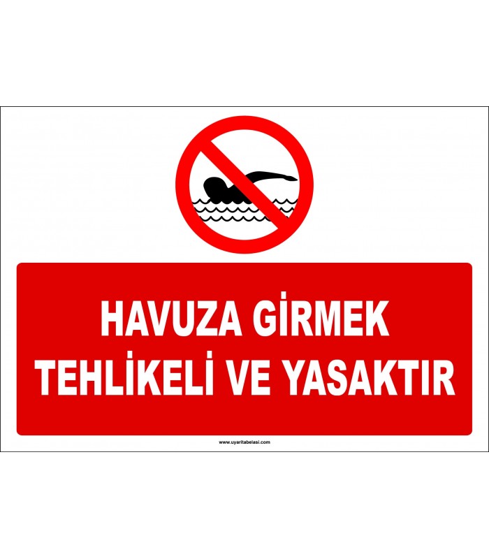 EF1174 - Havuza Girmek Tehlikeli ve Yasaktır