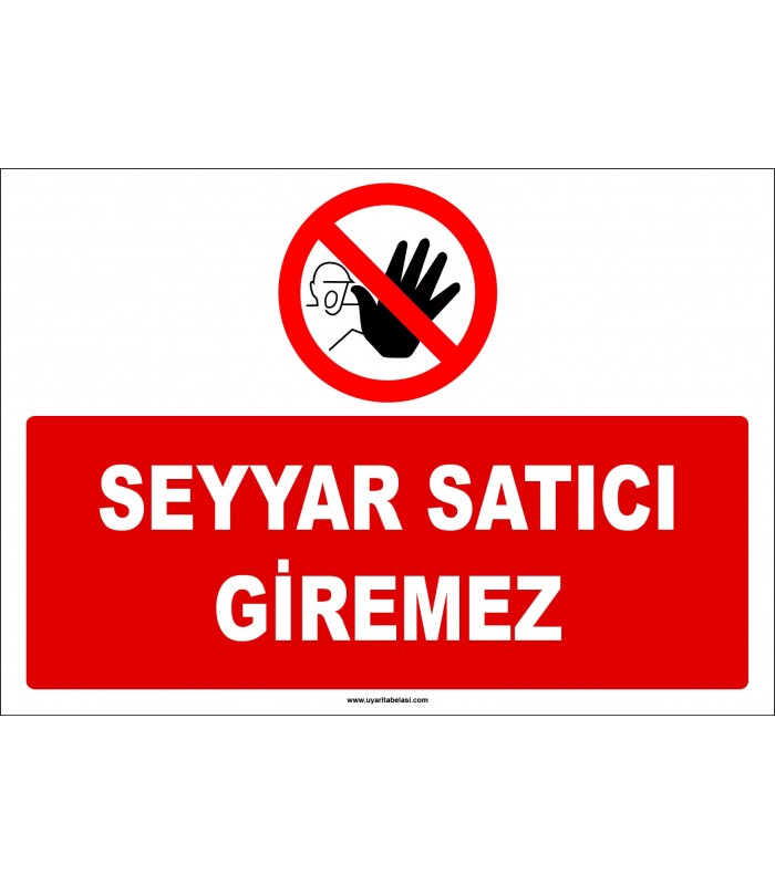 EF1189 - Seyyar Satıcı Giremez
