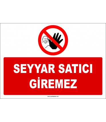 EF1189 - Seyyar Satıcı Giremez