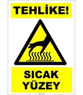 EF1222 - Tehlike! Sıcak Yüzey