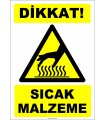 EF1229 - Dikkat! Sıcak Malzeme