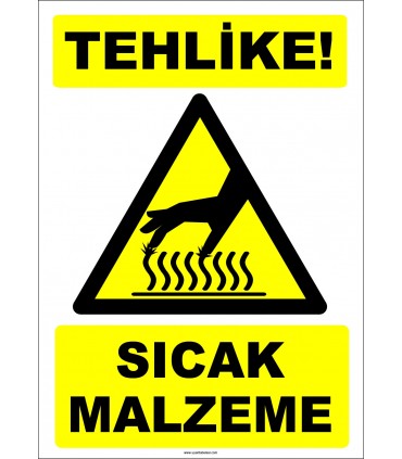 EF1230 - Tehlike! Sıcak Malzeme