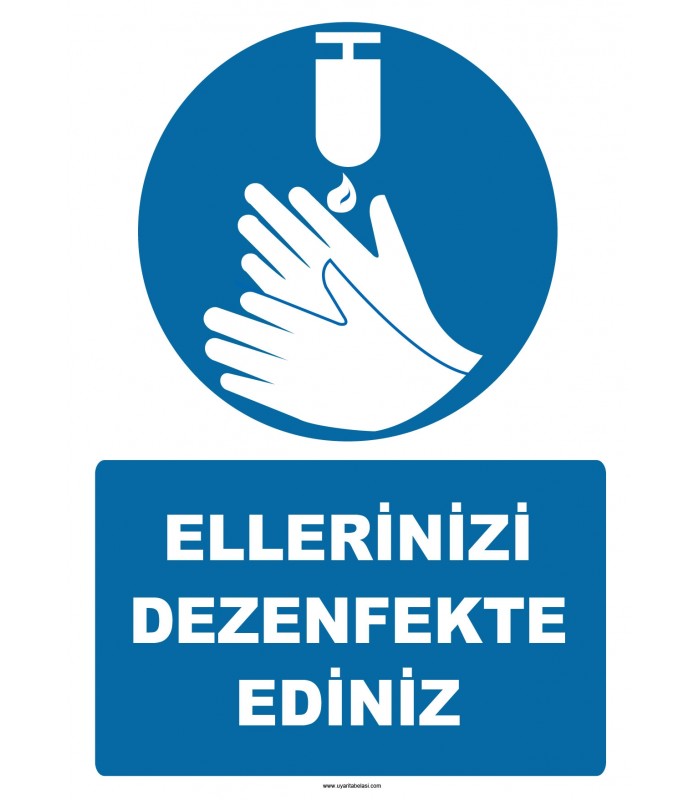 EF1249 - Ellerinizi Dezenfekte Ediniz