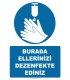 EF1251 - Burada Ellerinizi Dezenfekte Ediniz
