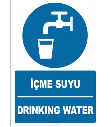 EF1253 - Türkçe İngilizce İçme Suyu Drinking Water