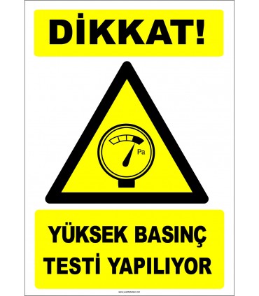 EF1274 - Dikkat! Yüksek Basınç Testi Yapılıyor