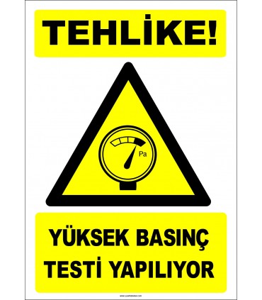 EF1275 - Tehlike! Yüksek Basınç Testi Yapılıyor