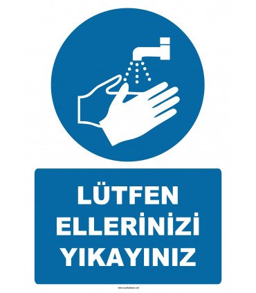 EF1283 - Lütfen Ellerinizi Yıkayınız