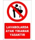 EF1290 - Lavabolarda Ayak Yıkamak Yasaktır