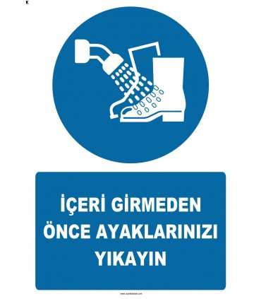 EF1294 - İçeri Girmeden Önce Ayaklarınızı Yıkayın