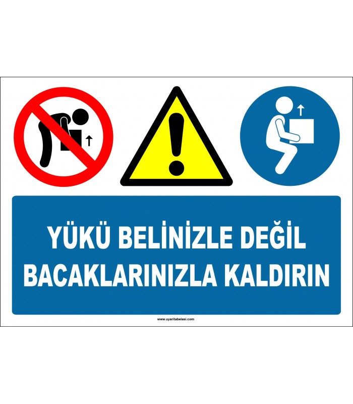 EF1301 - Yükü Belinizle Değil, Bacaklarınızla Kaldırın