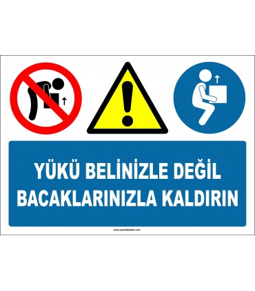 EF1301 - Yükü Belinizle Değil, Bacaklarınızla Kaldırın