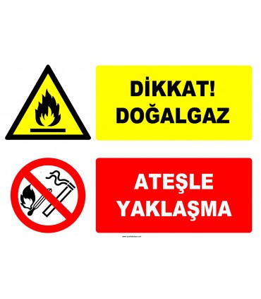 EF1329 - Dikkat! Doğalgaz, Ateşle Yaklaşma