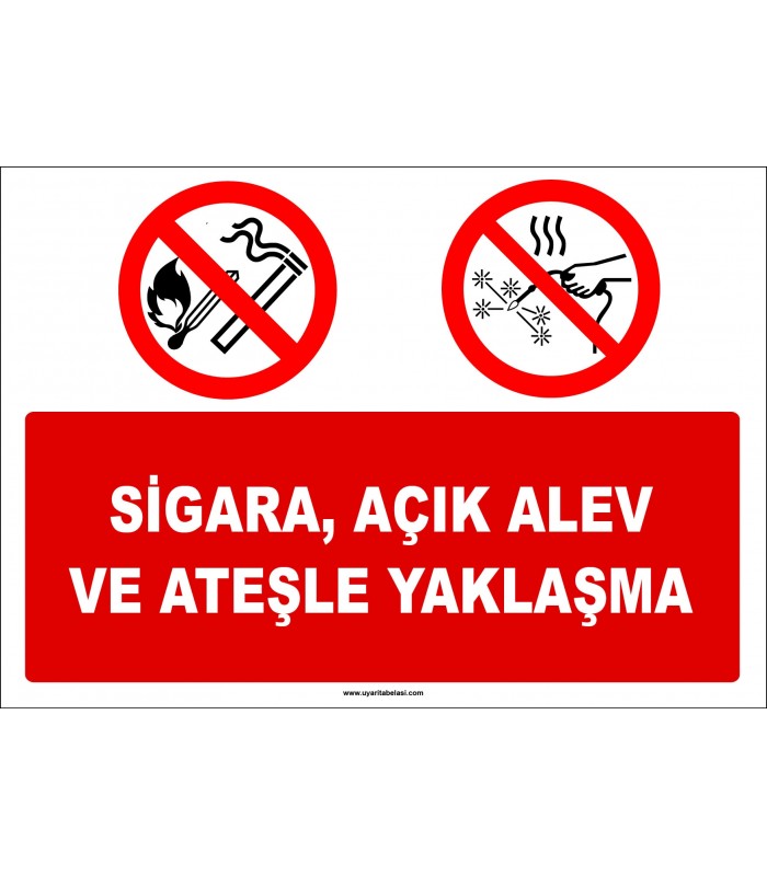 EF1334 - Sigara, Açık Alev ve Ateşle Yaklaşma