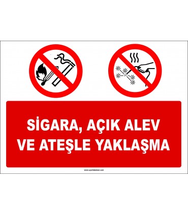 EF1334 - Sigara, Açık Alev ve Ateşle Yaklaşma