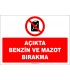 EF1338 - Açıkta Benzin ve Mazot Bırakma