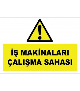EF1341 - İş makinaları çalışma sahası