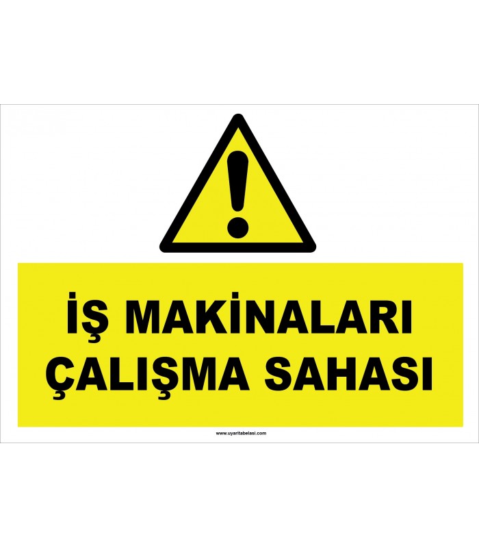 EF1341 - İş makinaları çalışma sahası