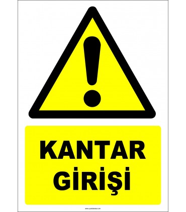 EF1343 - Kantar Girişi