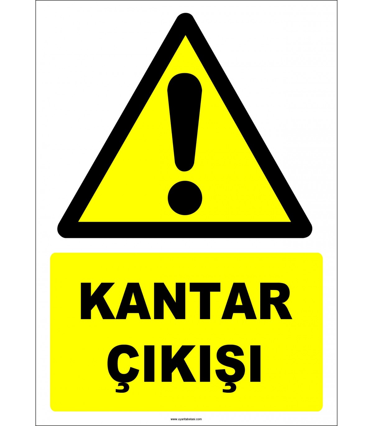 Kantar Girişi Levhası/Tabelası/Etiketi