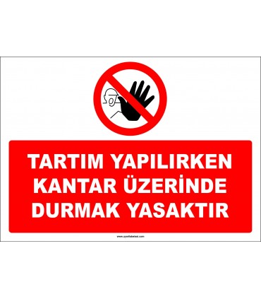 EF1356 - Tartım Yapılırken Kantar Üzerinde Durmak Yasaktır