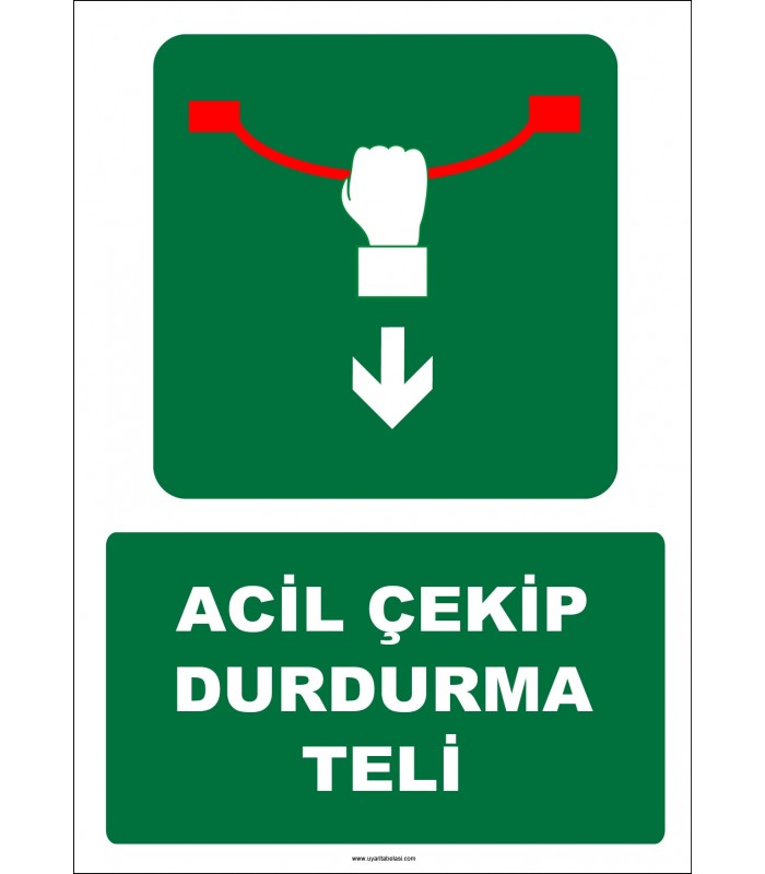 EF1383 - Acil Çekip Durdurma Teli