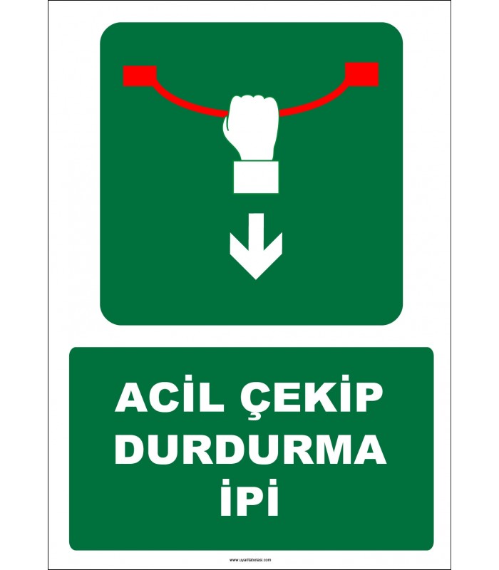 EF1384 - Acil Çekip Durdurma İpi