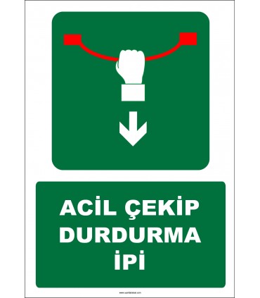 EF1384 - Acil Çekip Durdurma İpi