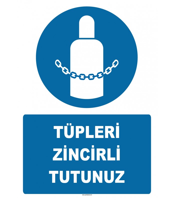 EF1393 - Tüpleri Zincirli Tutunuz
