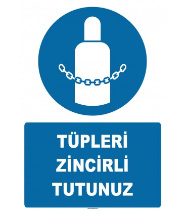 EF1393 - Tüpleri Zincirli Tutunuz