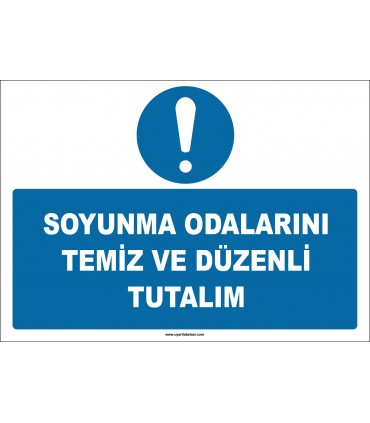 EF1397 - Soyunma Odalarını Temiz ve Düzenli Tutalım