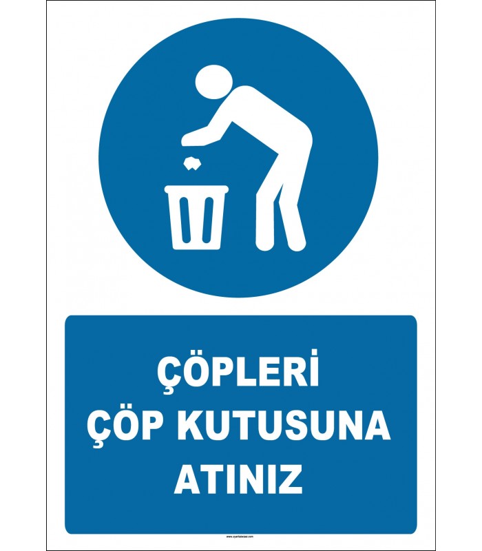 EF1398  - Çöpleri Çöp Kutusuna Atınız