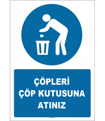 EF1398  - Çöpleri Çöp Kutusuna Atınız