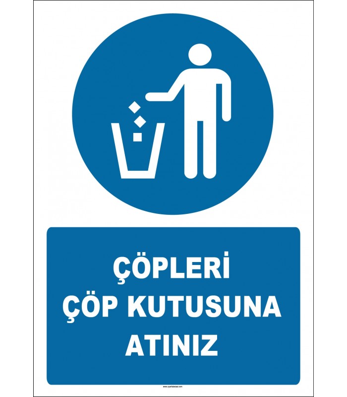 EF1399  - Çöpleri Çöp Kutusuna Atınız