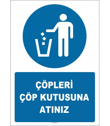 EF1399  - Çöpleri Çöp Kutusuna Atınız